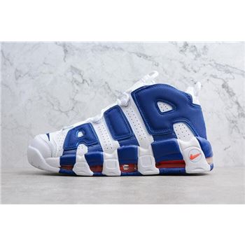 Nike Air More Uptempo Knicks White/Deep Royal Blue-Team Orange 921948-101