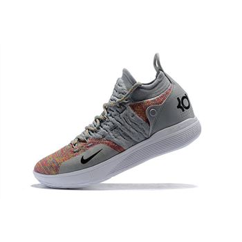 New Nike KD 11 Cool Grey/Multi-Color Men's Basketball Shoes
