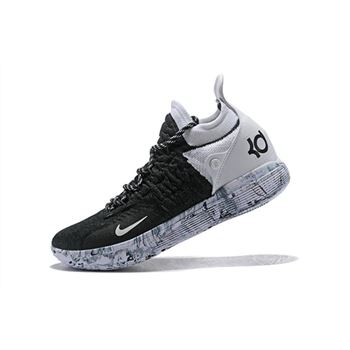 Nike KD 11 BHM Black/White-White Marble Basketball Shoes
