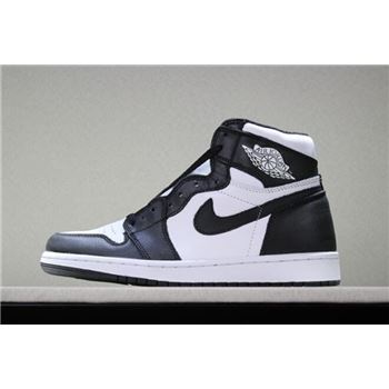 New Air Jordan 1 Retro High OG Black/White Men's Size Shoes 555088-010