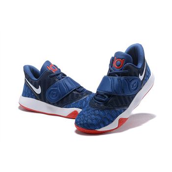 Nike KD Trey 5 VI Navy Blue/White-Red Men's Basketball Shoes