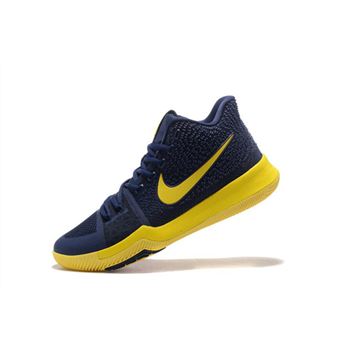 Nike Kyrie 3 Cavs Dark Obsidian/Yellow Men's Basketball Shoes