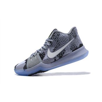 Men's Nike Kyrie 3 Girls EYBL Cool Grey/Sail-Black Basketball Shoes