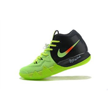 Cheap Nike Kyrie 4 Neon PE Black Volt Red