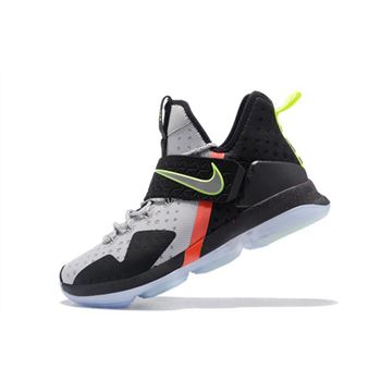 Nike LeBron 14 Out of Nowhere Wolf Grey/Black-Volt-Bright Crimson