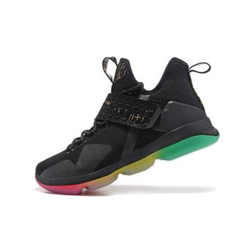 Nike LeBron 14 Rise and Shine Black/Multi-Color Men's Basketball Shoes