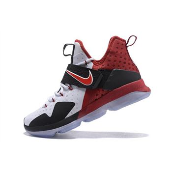 Nike LeBron 14 White Black Red Men's Basketball Shoes