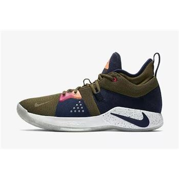 2018 Nike PG 2 ACG EP Olive Canvas Basketball Shoes