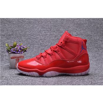 Chris Paul Air Jordan 11 Clippers PE Red Blue Shoes