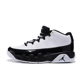 New Air Jordan 9 Retro Low White/Black Men's Basketball Shoes