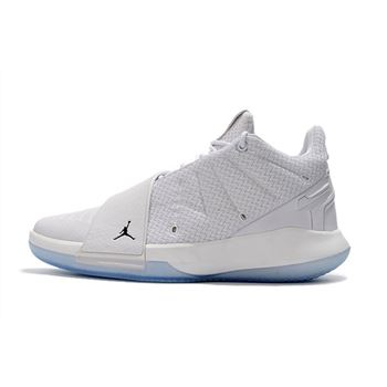 Jordan CP3.XI Triple White Chris Paul Men's Basketball Shoes