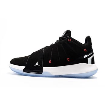 Men's Jordan CP3.XI Chris Paul Black/White-Red Basketball Shoes