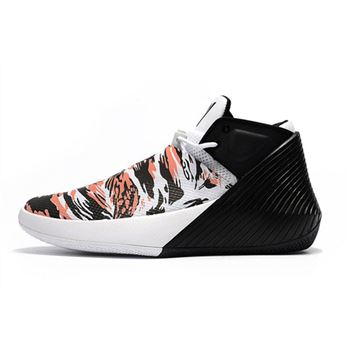 Jordan Why Not Zer0.1 Low Black/White-Orange Basketball Shoes