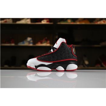 Kid's Air Jordan 13 Black/True Red-White For Sale