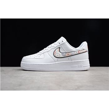 Men's and Women's Nike Air Force 1 LNY White/Habanero Red A09381-100
