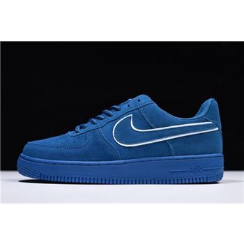 Nike Air Force 1 '07 LV8 Suede Blue White AA1117-400