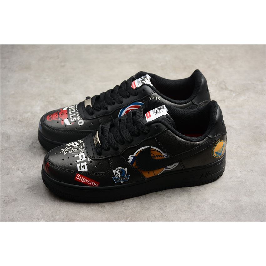 Supreme x Nike Air Force 1 Low NBA Black Men&#39;s and Women&#39;s Size For Sale, Nike Factory Store ...