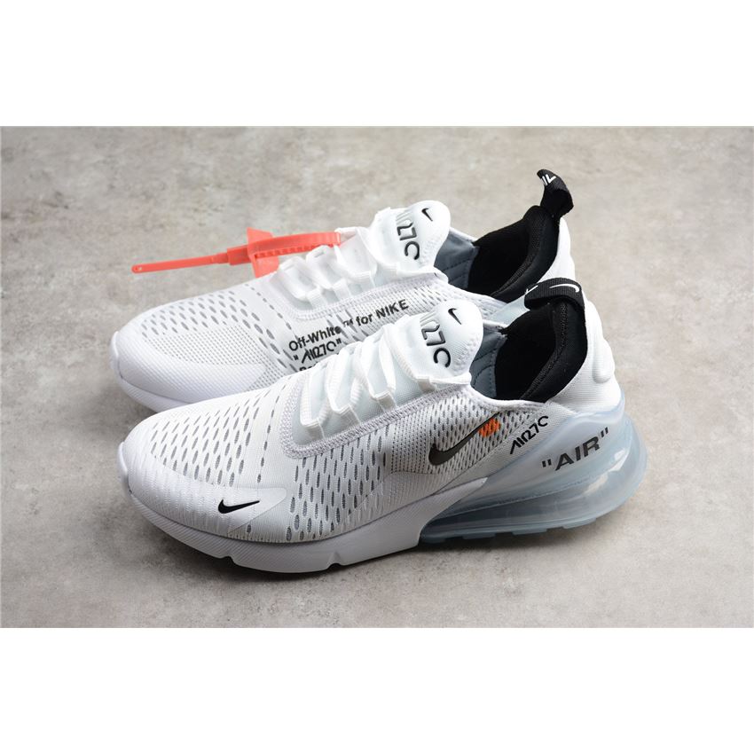 Off-White x Nike Air Max 270 White Black Men's Running Shoes Free ...