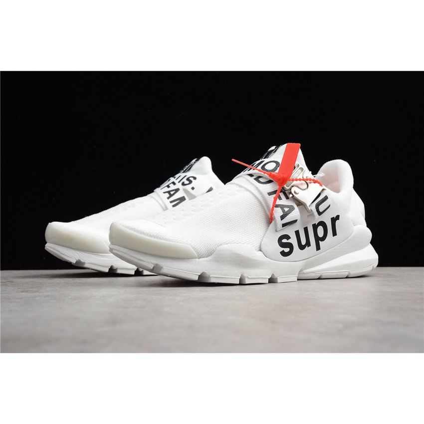 Supreme x Nike Sock Dart Cool Black White Black Casual Shoes 819686-016 ...