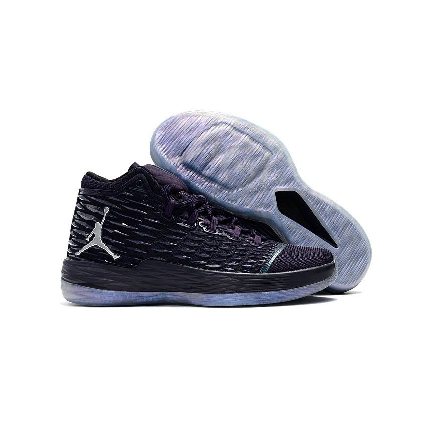 Jordan Melo M13 Chameleon Purple Dynasty/Metallic Silver For Sale, Nike ...