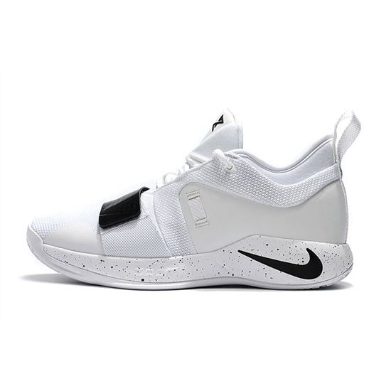 Nike PG 2.5 White Black Paul George Basketball Shoes, Nike Factory ...